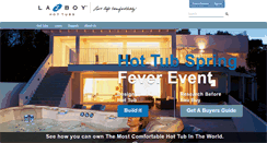 Desktop Screenshot of lazboyhottubs.com