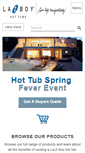 Mobile Screenshot of lazboyhottubs.com